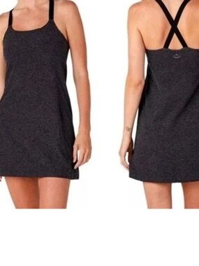 Beyond Yoga Spacedye Move it Mini Black Dress Size S